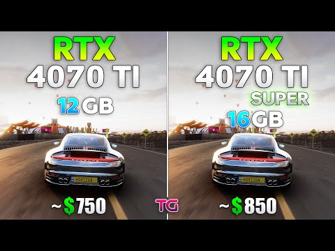 RTX 4070 Ti SUPER vs RTX 4070 Ti - Test in 10 Games