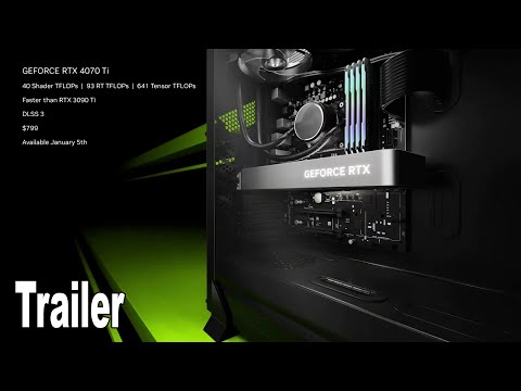 RTX 4070 Ti Announcement CES 2023