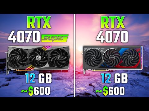 RTX 4070 SUPER vs RTX 4070 | Test in 7 Games