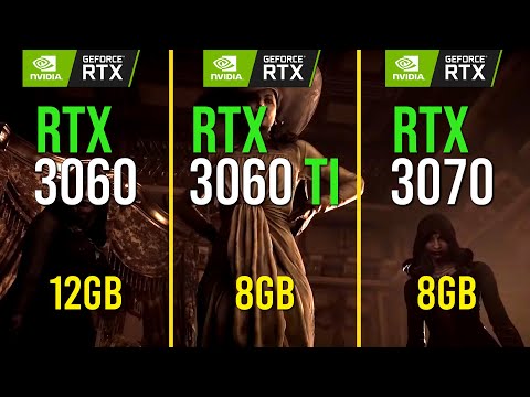 RTX 3060 vs. RTX 3060 Ti vs. RTX 3070 | Test in 8 Games in 1440p