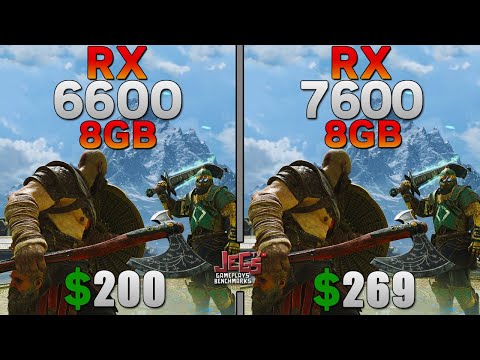 RX 7600 vs RX 6600 - Tested in 15 games