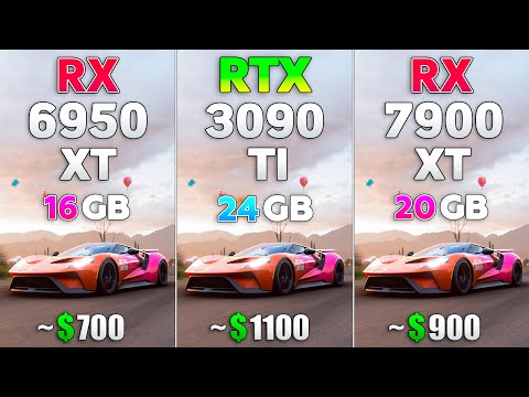 RX 7900 XT vs RTX 3090 Ti vs RX 6950 XT - Test in 8 Games