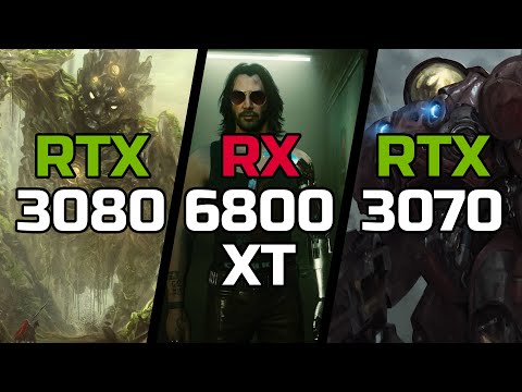RTX 3080 vs RX 6800 XT vs RTX 3070 - Test in 19 Games