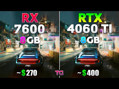 RX 7600 vs RTX 4060 Ti - Test in 10 Games