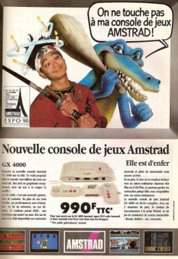 Amstrad GX-4000 publicité