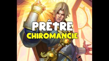 Prêtre contrôle chiromancie